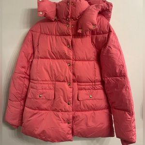 J. Crew TALL NEW CHATEAU PUFFER COAT - Pink - Medium